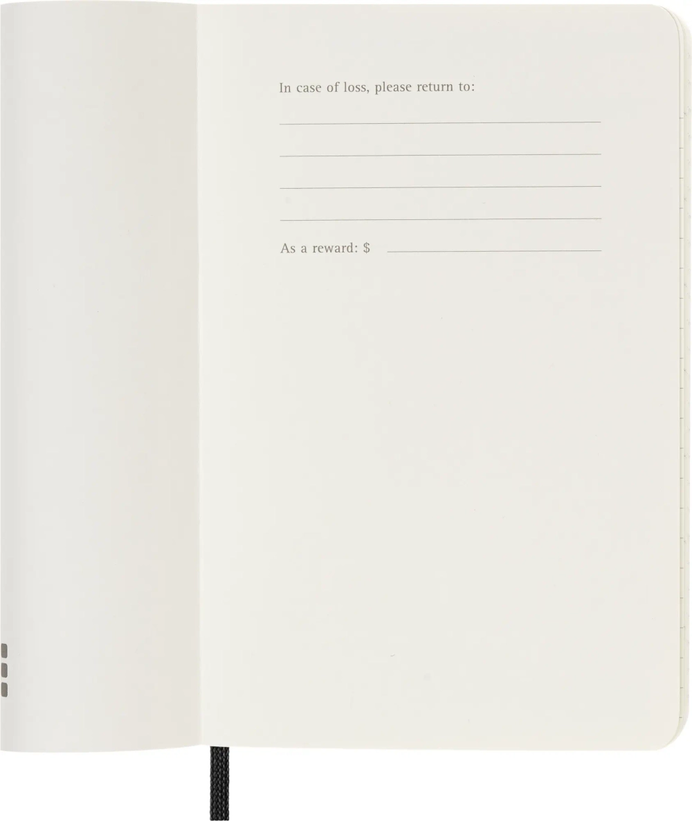 Ежедневник Moleskine (DSB12DC2) Classic Soft Pocket 90x140мм 400стр. мягкая обложка черный