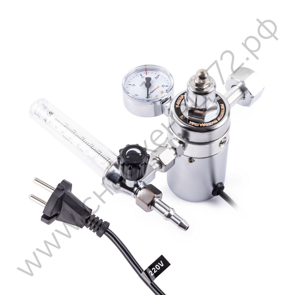 Регулятор расхода газа У-30/АР-40-1P-230В (универсальный, 1 манометр, подогреватель)