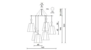 DesignHeure Lu6lasvj —  Lustre 6 Asymetrique LuXiole