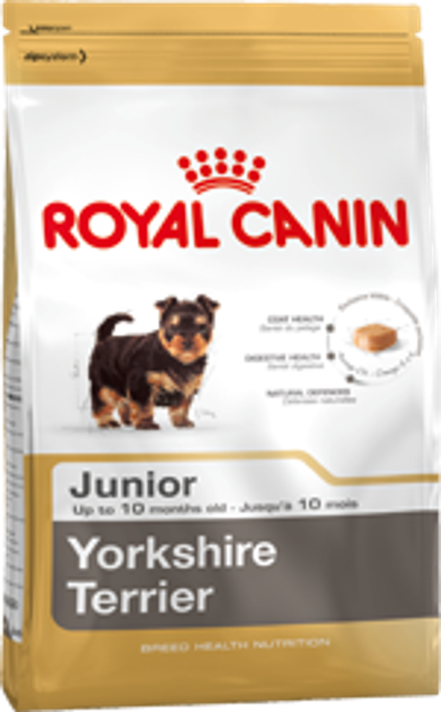 Royal canin YORKSHIRE JUNIOR для щенков породы йоркширский терьер