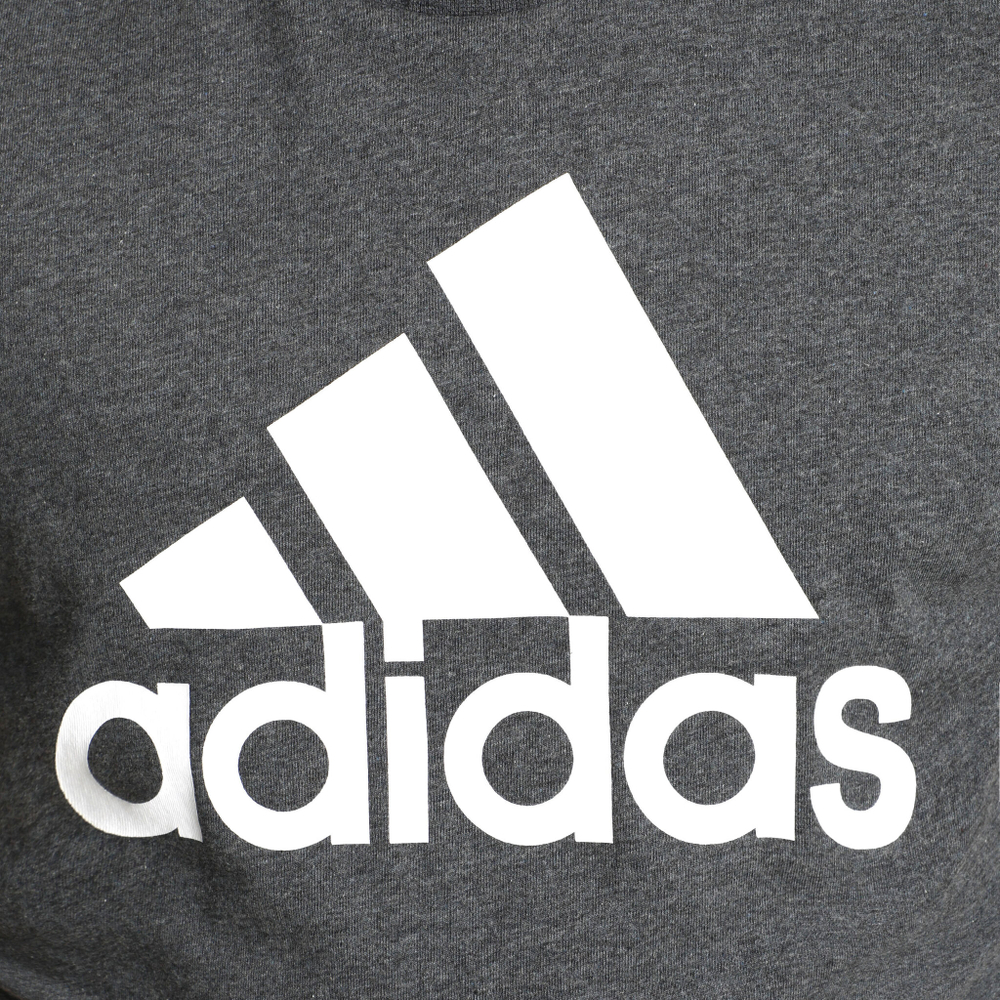 Мужское теннисное поло adidas Big Logo Single Jersey T-Shirt Men - Grey