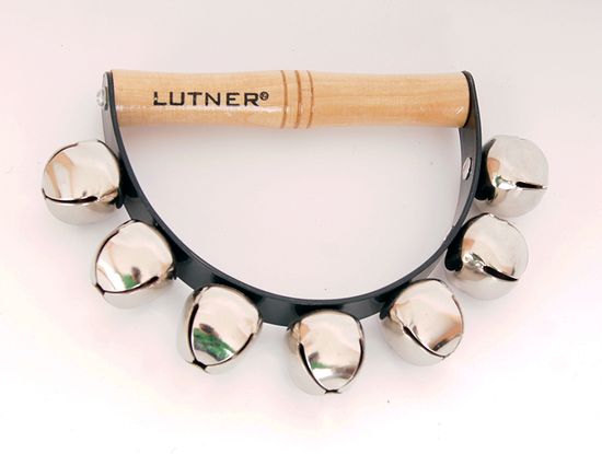 FLT-RT7-B Колокольчики (7 шт.) на ручке полукруг (черная металлическая дуга), Fleet