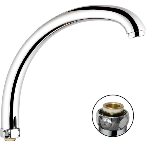 Гусак для кухни ZEGOR наружняя резьба WKC-049B