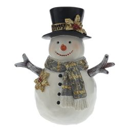 GAEM Фигурка декоративная "Снеговик", L13 W8,5 H15,5 см