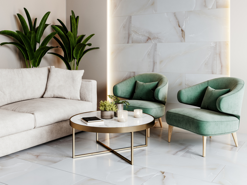 Глазурованный керамогранит Cersanit Aura 44.8x89.8 см 1.206 м² матовый цвет светло-серый