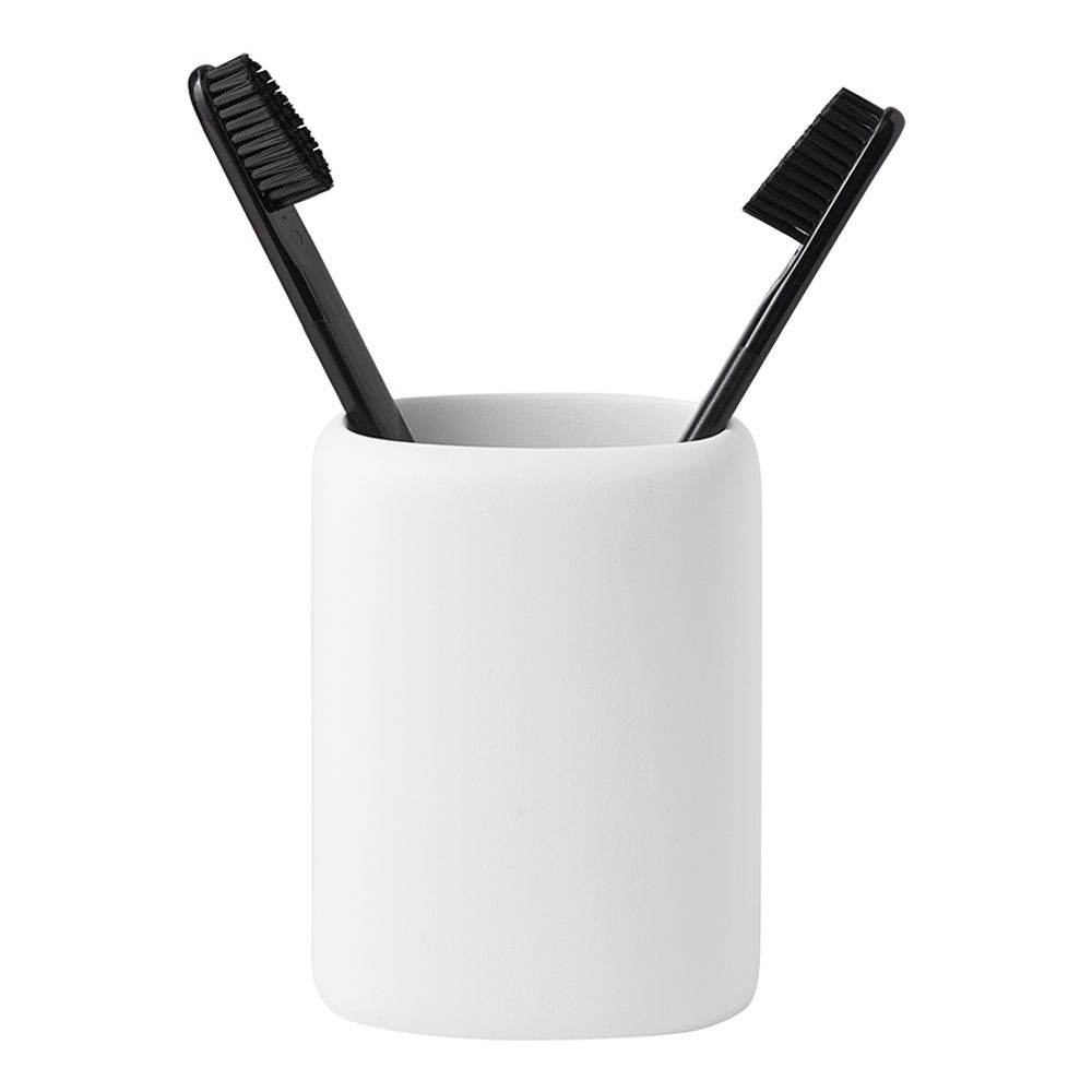 Стакан для зубных щеток Slim, белый