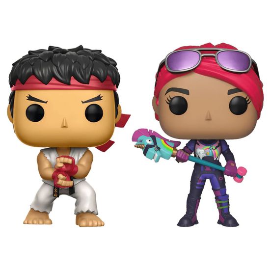 Фигурка Funko POP! Games Fortnite Ryu & Brite Bomber 2PK 61189