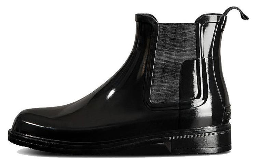 HUNTER Waterproof Rain Boots Men"s Black