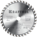 KRAFTOOL Optima, 185 х 20 мм, 36Т, пильный диск по дереву (36951-185-20)