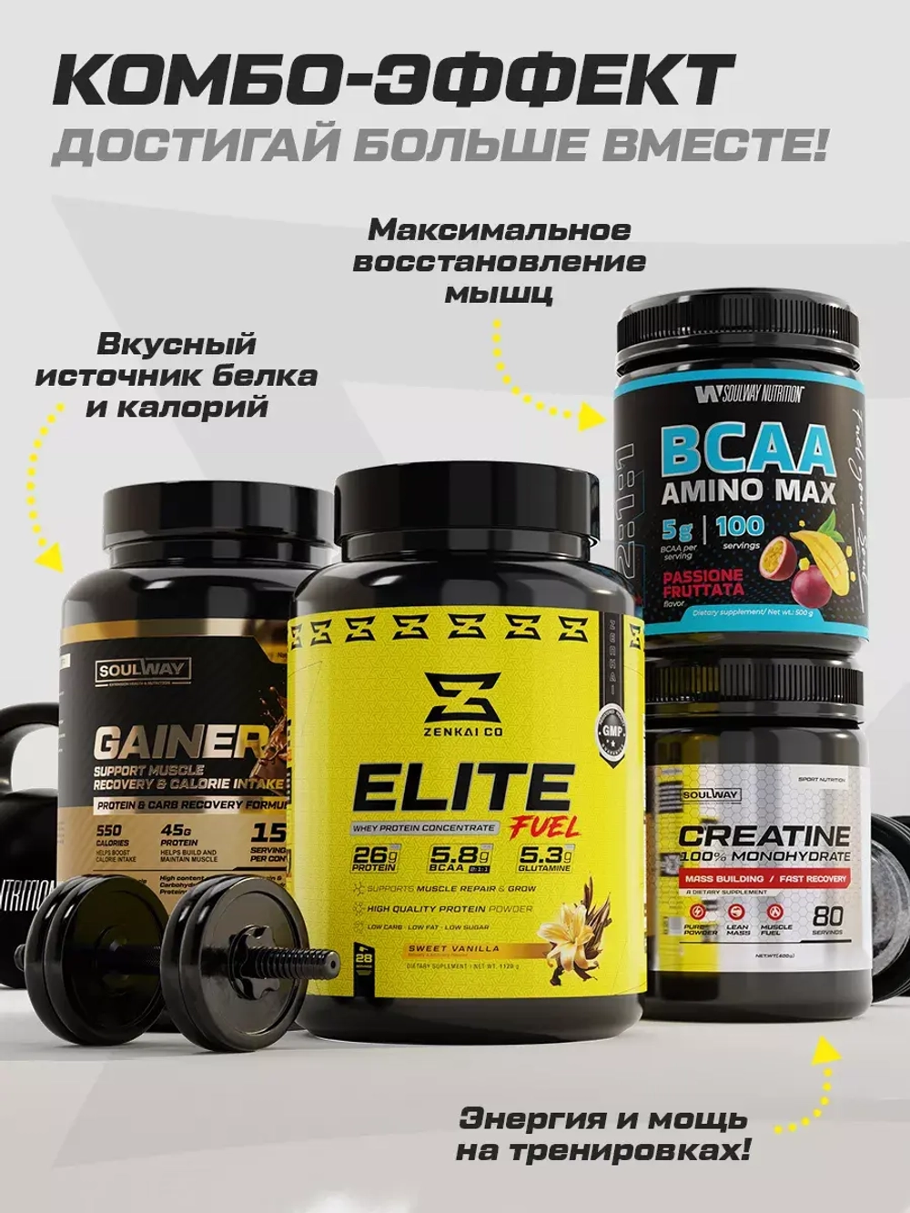 Протеин сывороточный, Protein Whey, 28 порций Клубника