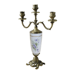 Bello De Bronze Канделябр Триумфато 3-х рожковый, антик