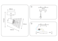 Ambrella Накладной спот с выключателем в стиле лофт Loft TR8600