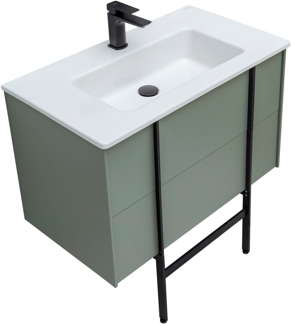Тумба с раковиной Allen Brau Reality 1.32005.CGM 80 cement grey matt