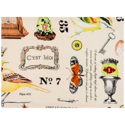 КОМПЛЕКТ ПЛЕЙСМЕТОВ 30*40СМ 2ШТ, "БАТТЕРФЛЯЙ",Х/Б 100%