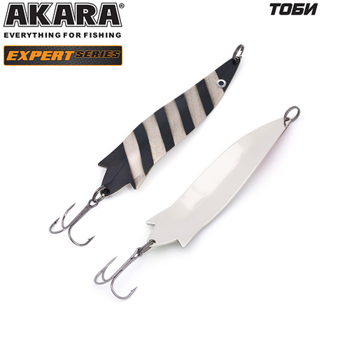 Блесна колебалка Akara Expert Тоби 95 мм 18 гр. 14/SIL