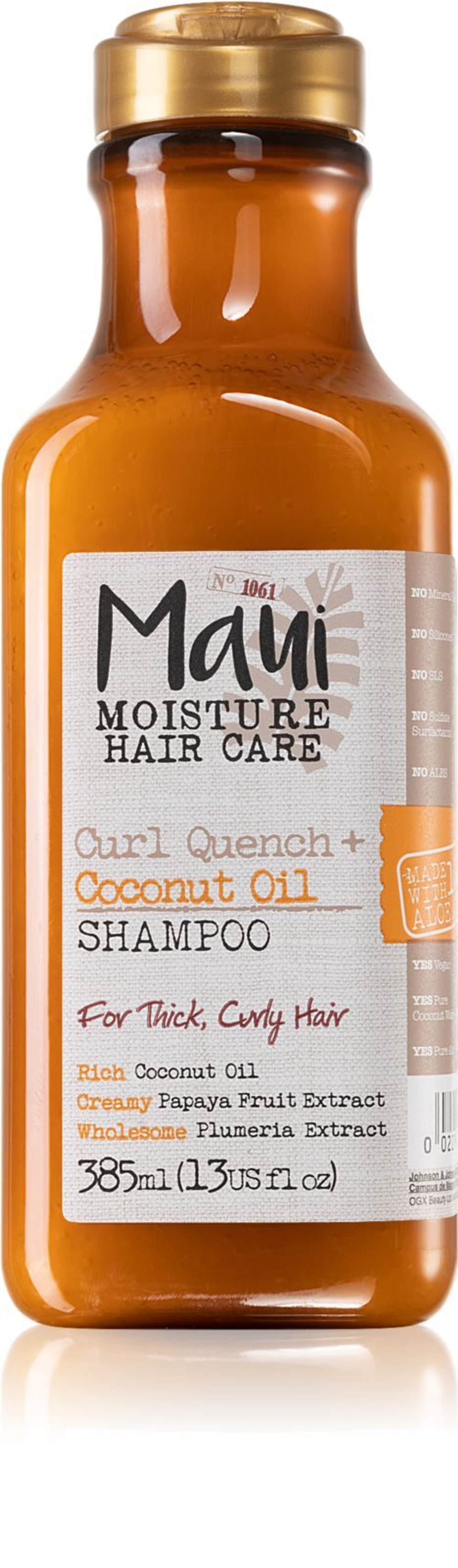 Maui Moisture Curl Quench + Coconut Oil - шампунь для вьющихся и волнистых волос /   385  ml  / GTIN 022796170019