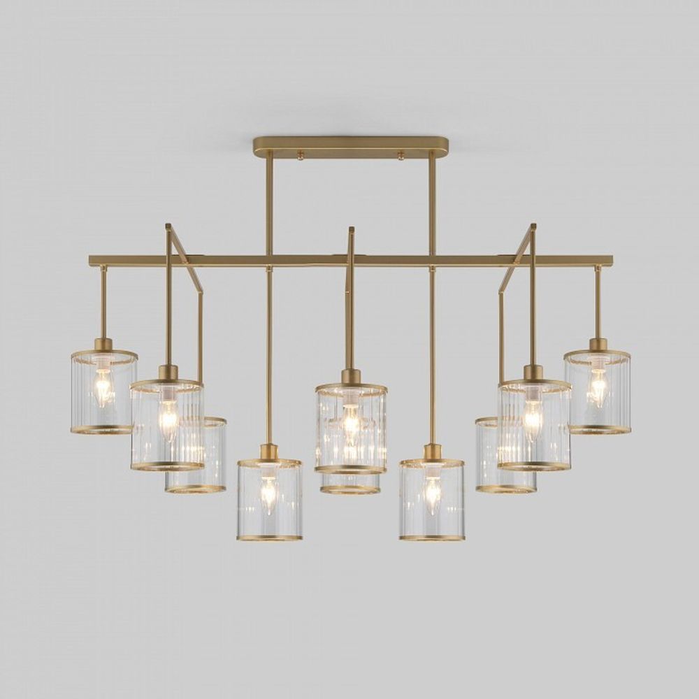 Люстра на штанге Eurosvet Inari 60144/10 золото