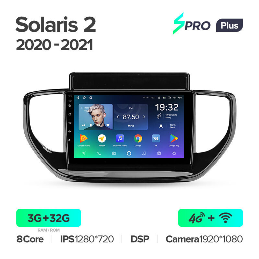 Teyes SPRO Plus 9" для Hyundai Solaris 2020-2021