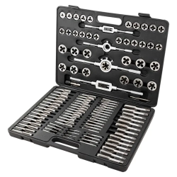 Набор метчик.и плашек110пр(2х0.4,3х0.5,4х0.7,5х0.8,6х0.75-1,8х0.75-1,25,9х0.75-1.25,10х0.75-1.5,11х0.75/1/1.25/1.5, 12х0.75-1.75,14х1-2,16х1-2,18х1.5) Forsage F-B110-1