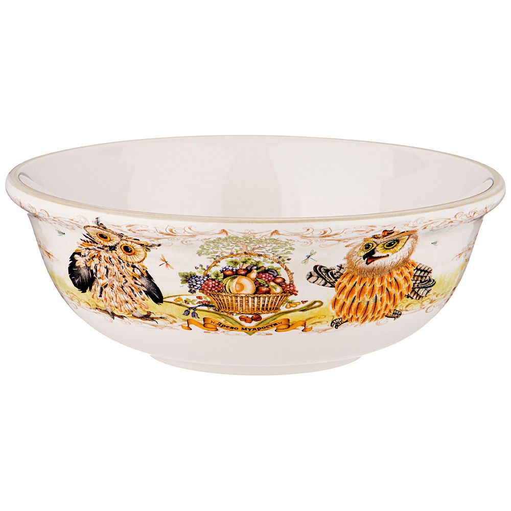 САЛАТНИК "ДЕРЕВО МУДРОСТИ" 21,5*21,5 СМ. ВЫСОТА=7,5 СМ. / 1350 МЛ. (КОР=8ШТ.)