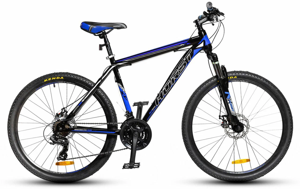 Велосипед Stalker 21" (22) HORST черный/синий
