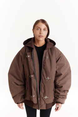 Бомбер Peach Brown Carabine