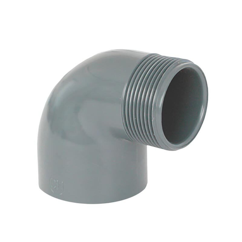 Угол 90 ПВХ переход D50-1 1/2" НР Aquaram (7301550)