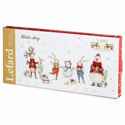 БЛЮДО ОВАЛЬНОЕ LEFARD "WINTER STORY" 34*14,5 СМ (КОР=12ШТ.)