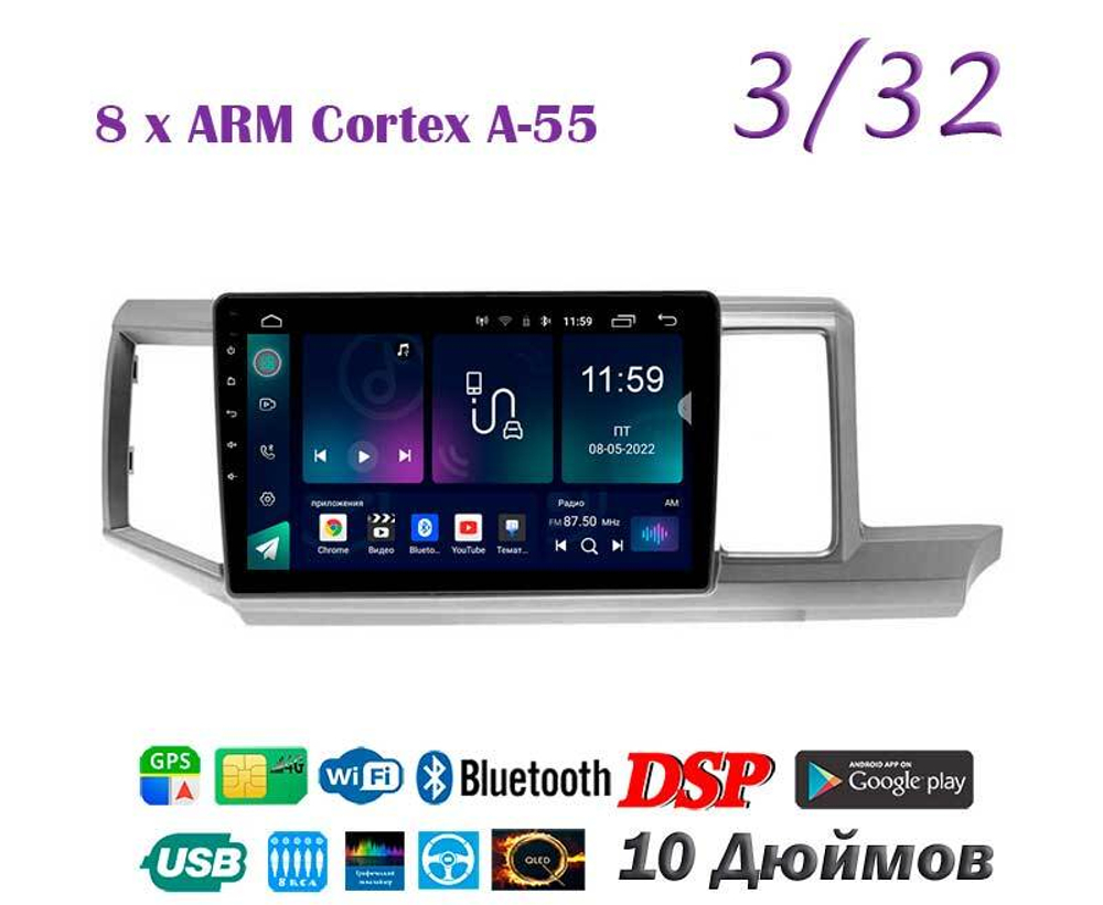 Topway TS18 3+32GB 8 ядер для Honda Stepwgn 2009-2015