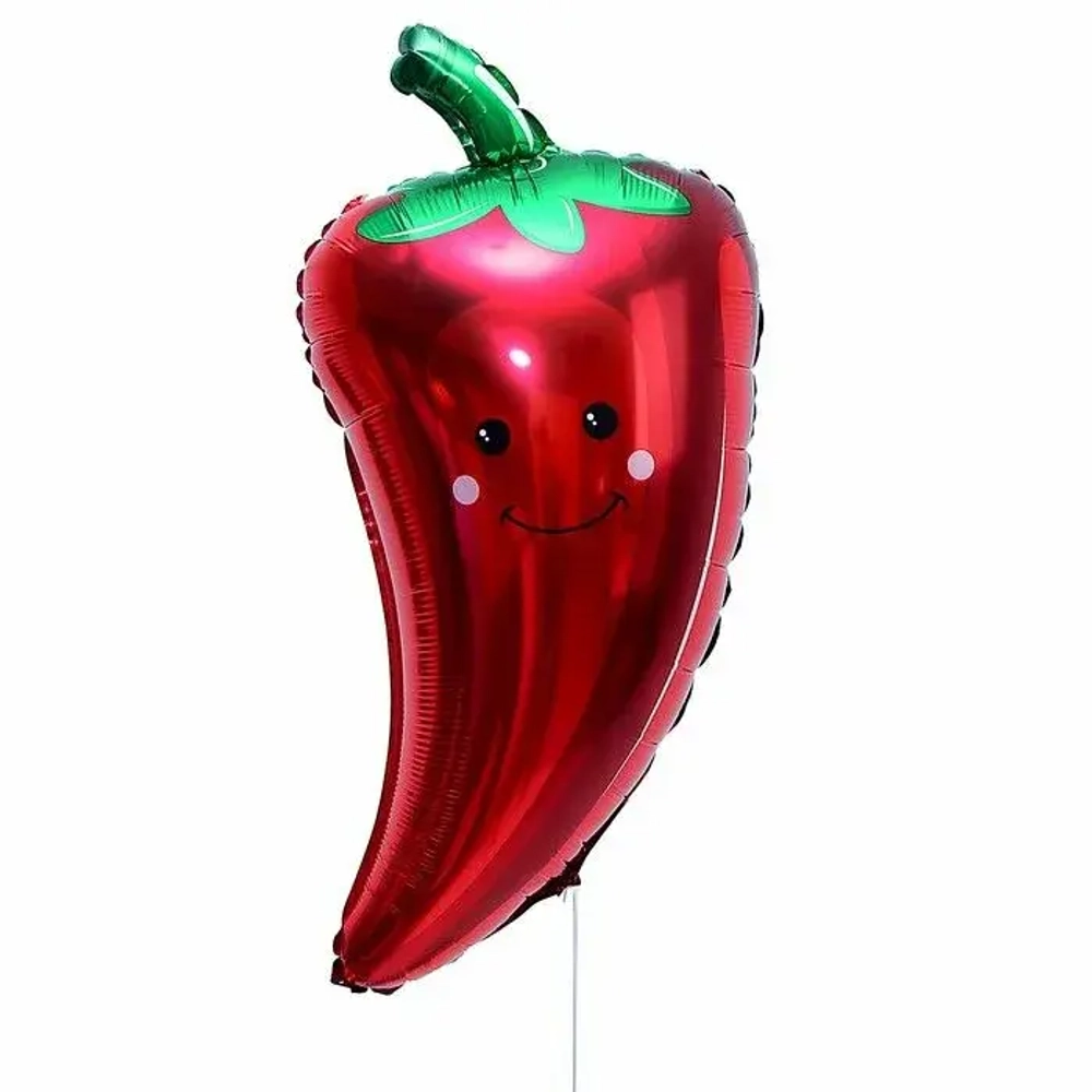 Шар (26""/66 см) Фигура, Перчик Чили, Красный, 1 шт. И16