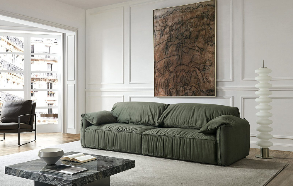 Диван CASABLANCA SF026 (4-х местный)  темно-зеленый 2207-21