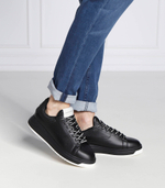 Кожаные кроссовки Emporio Armani - черный(X4X264 XN001)