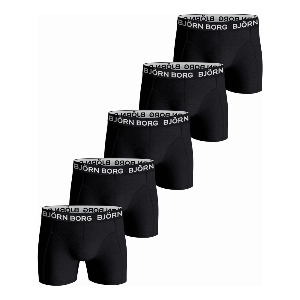 Björn Borg Essential Boxer Shorts 5 Pack Men - Black