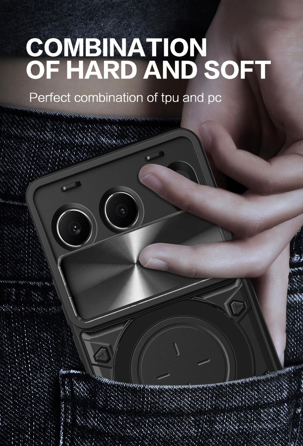 Чехол с кольцом Big Ring Case для OnePlus Nord 4 5G