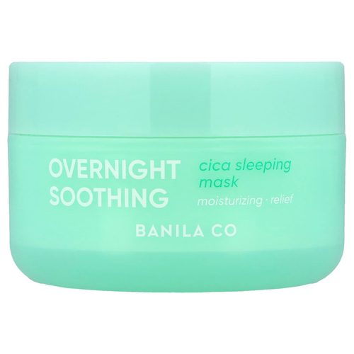 Banila Co, Ночная успокаивающая маска для сна, Cica, 100 мл (3,38 жидк. Унции)