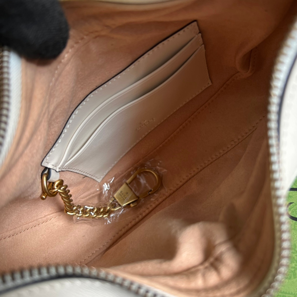 Gucci GG Marmont Half-Moon-Shaped Bag