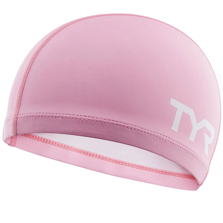 Шапочка для плавания подростковая TYR Silicone Comfort Swim Cap Jr, LSCCAPJR-670, розовый