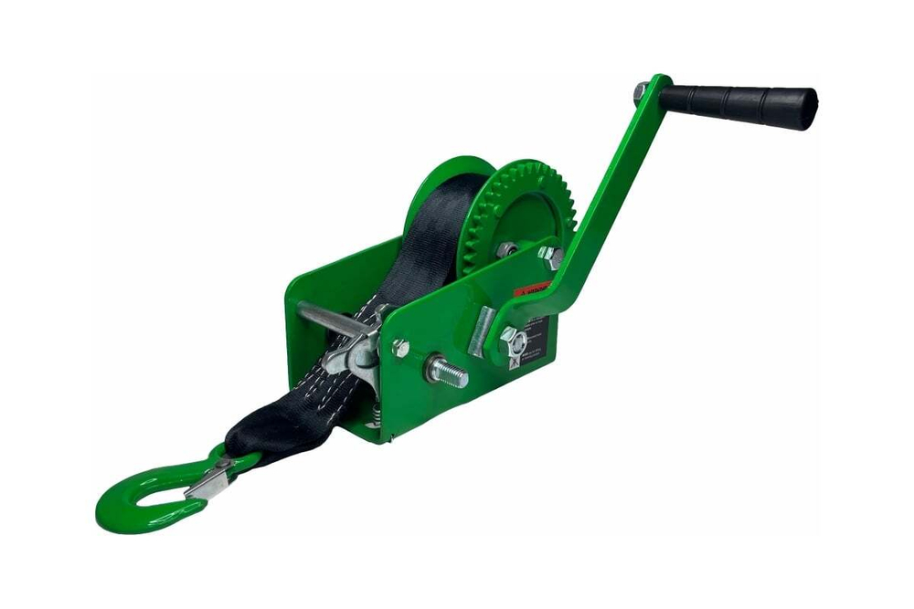 SZ073171 Лебедка ручная барабанная HITCH HW 1350, 1350 кг, лента 10 м