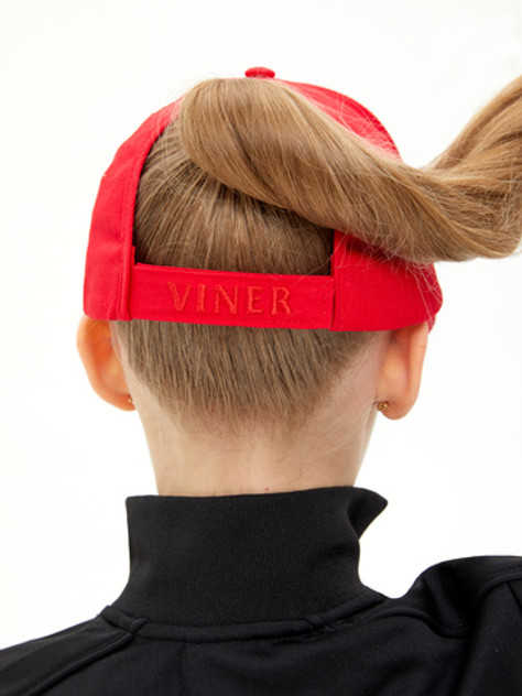 Бейсболка для высокого хвоста, красная Forward by Viner