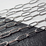 Цепочка скрепка, сталь, р 12×4×1мм, цена за отрезок 50 см