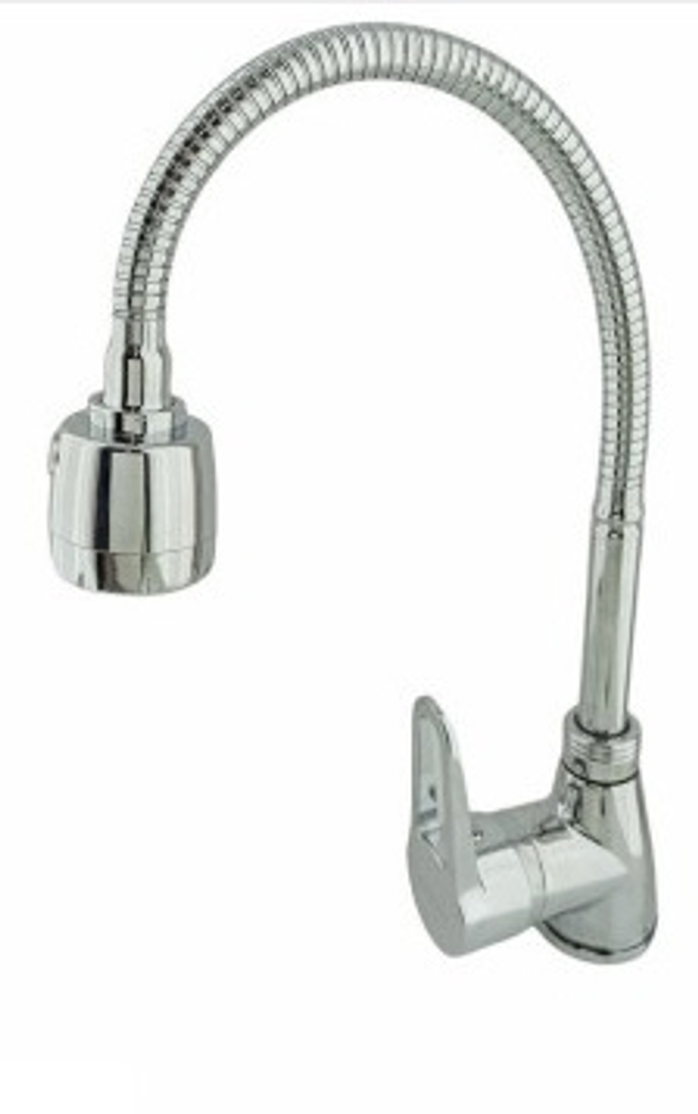 R31213F-8 Кух. см-ль с гиб. изливом цинк