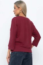 Джемпер трикотажный Претти (бордовый) Б14845-50М LT Collection
