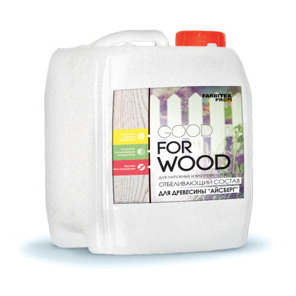 Состав отбеливающий для древесины (5л) FARBITEX ПРОФИ GOOD FOR WOOD