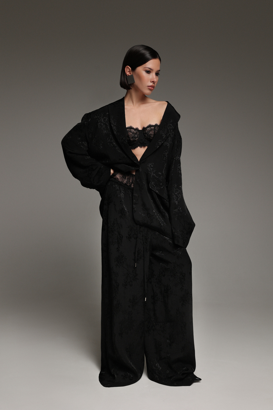 Жакет из жаккарда