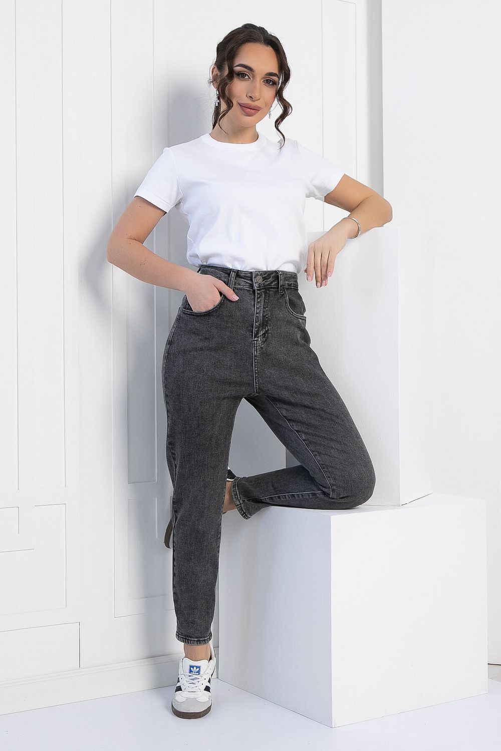 Джинсы Аби (серые) Б12900-12М LT Collection