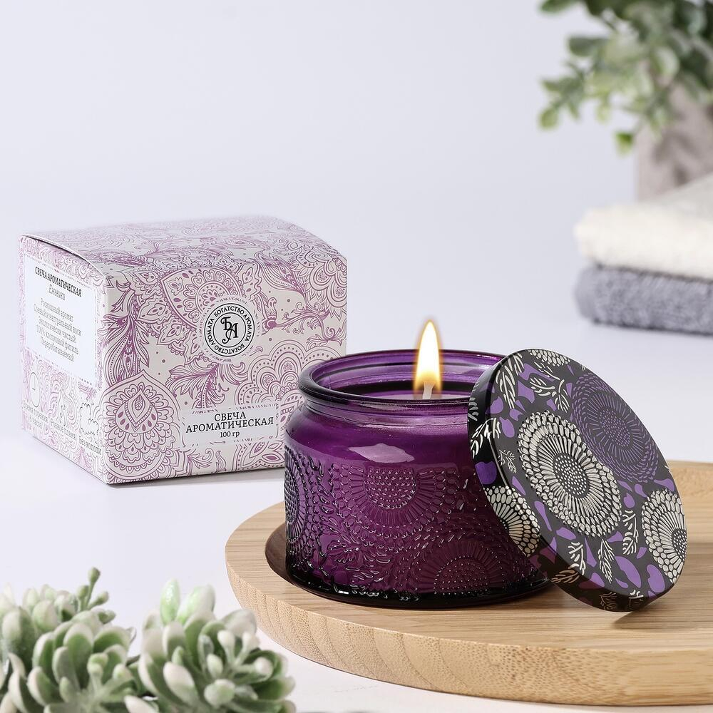 Аромасвеча ЕЖЕВИКА в баночке 100 г