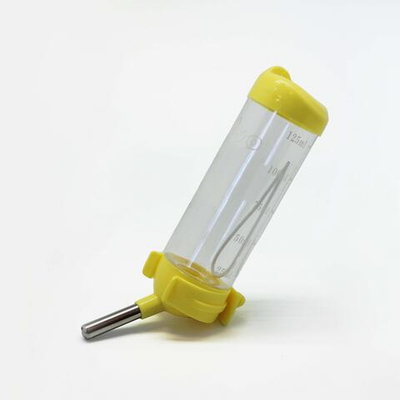 1 Автопоилка для грызуна, 250мл пластиковая, с креплением, 1*60,желтая