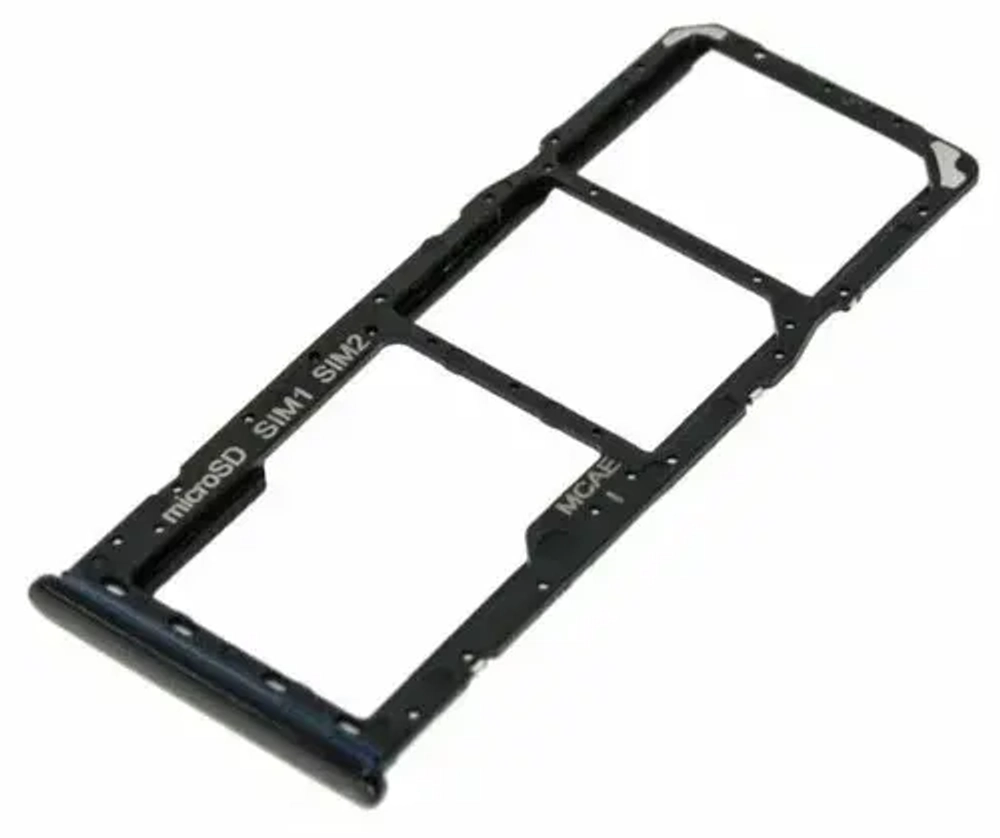 Контейнер SIM для Samsung A515F/A715F (A51/A71) Черный