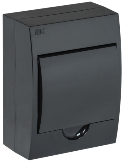 KREPTA 3 Корпус пластиковый ЩРН-П-6 IP41 черный IEK