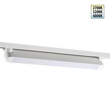 359794 PORT NT25 236 белый Светильник однофазный двухжильный трековый с переключ. цв. температуры IP20 LED 24W 180-265V 2700К/3200К/4000К ITER